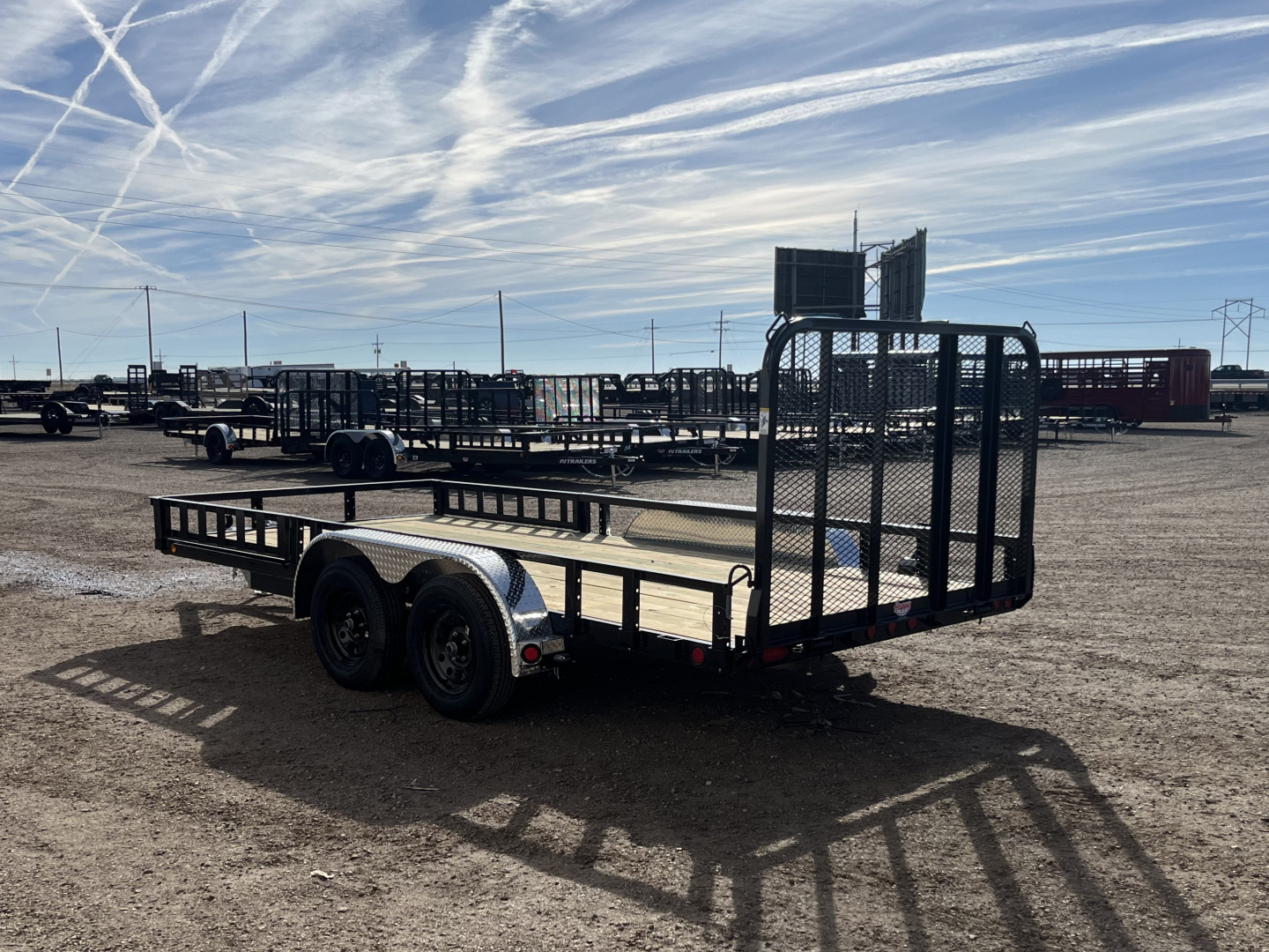 New 2026 PJ 83"x16' Tandem Axle Utility Trailer - UL