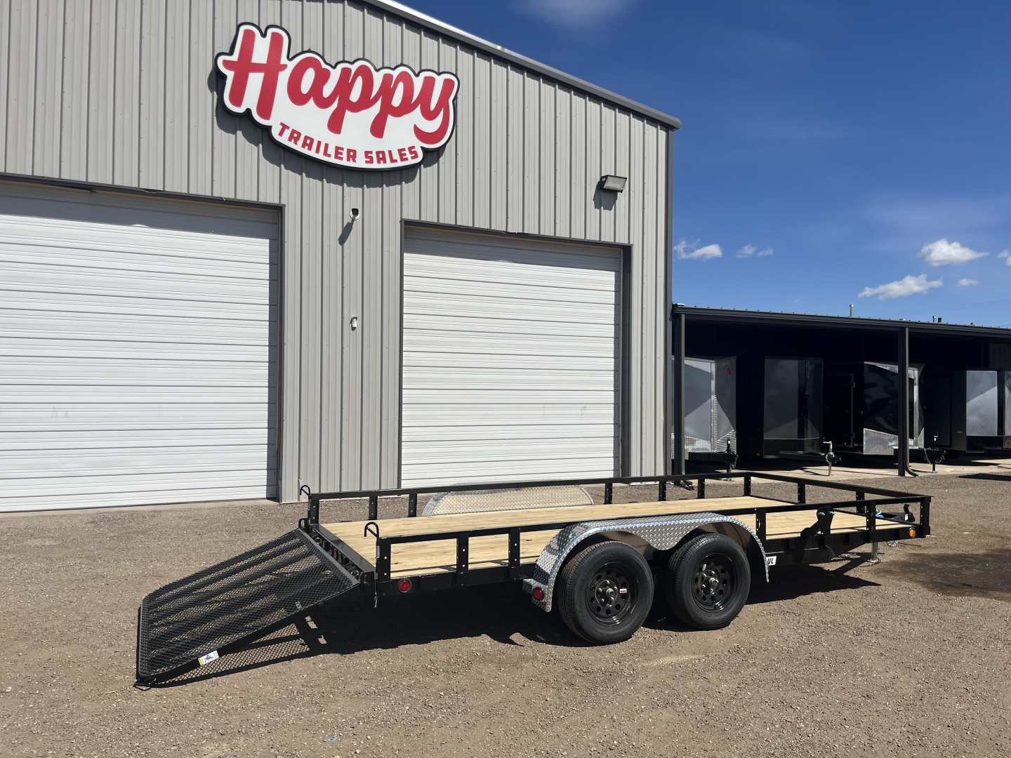 New 2026 PJ 83"x16' Tandem Axle Utility Trailer - UL