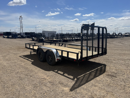 New 2026 PJ 83"x16' Tandem Axle Utility Trailer - UL