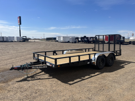 New 2026 PJ 83"x16' Tandem Axle Utility Trailer - UL