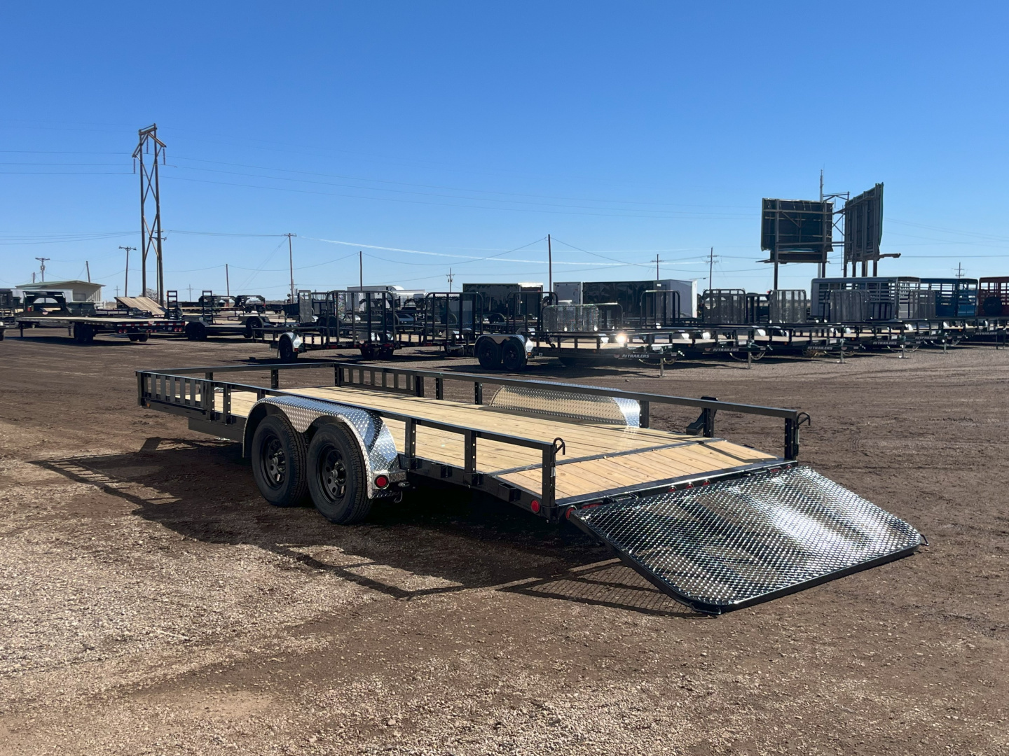 New 2026 PJ 83"x20' Tandem Axle Utility Trailer - UL