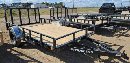 New 2026 PJ Trailers 12' x 77 in. Single Axle Channel Utility Trailer