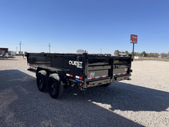 New 2026 PJ 83"x14' BP Tandem Axle Dump w/ 24" Sides – D7