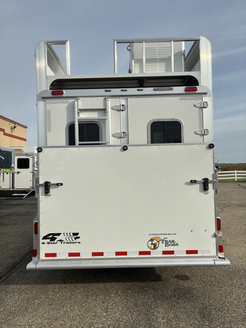 New 2026 4-Star 3H 14'3" Trail Boss LQ Horse Trailer