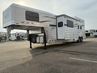 New 2026 4-Star 3H 14'3" Trail Boss LQ Horse Trailer