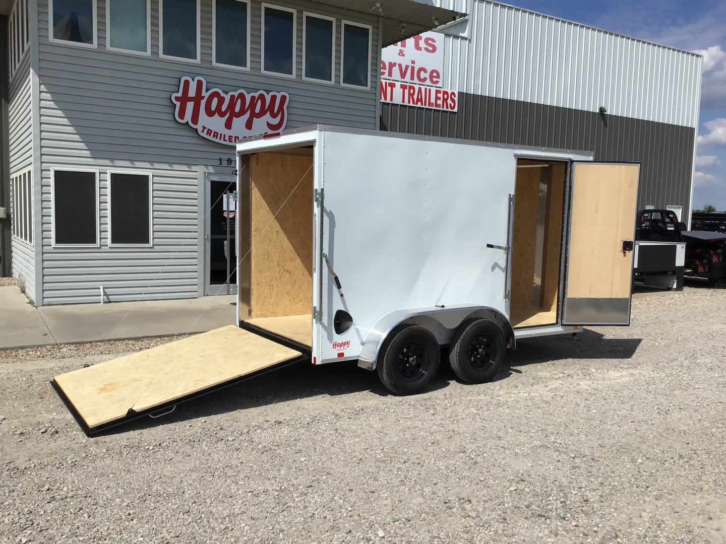 New 2026 Compass 6'x12' Enclosed Cargo Trailer - Indigo DLX