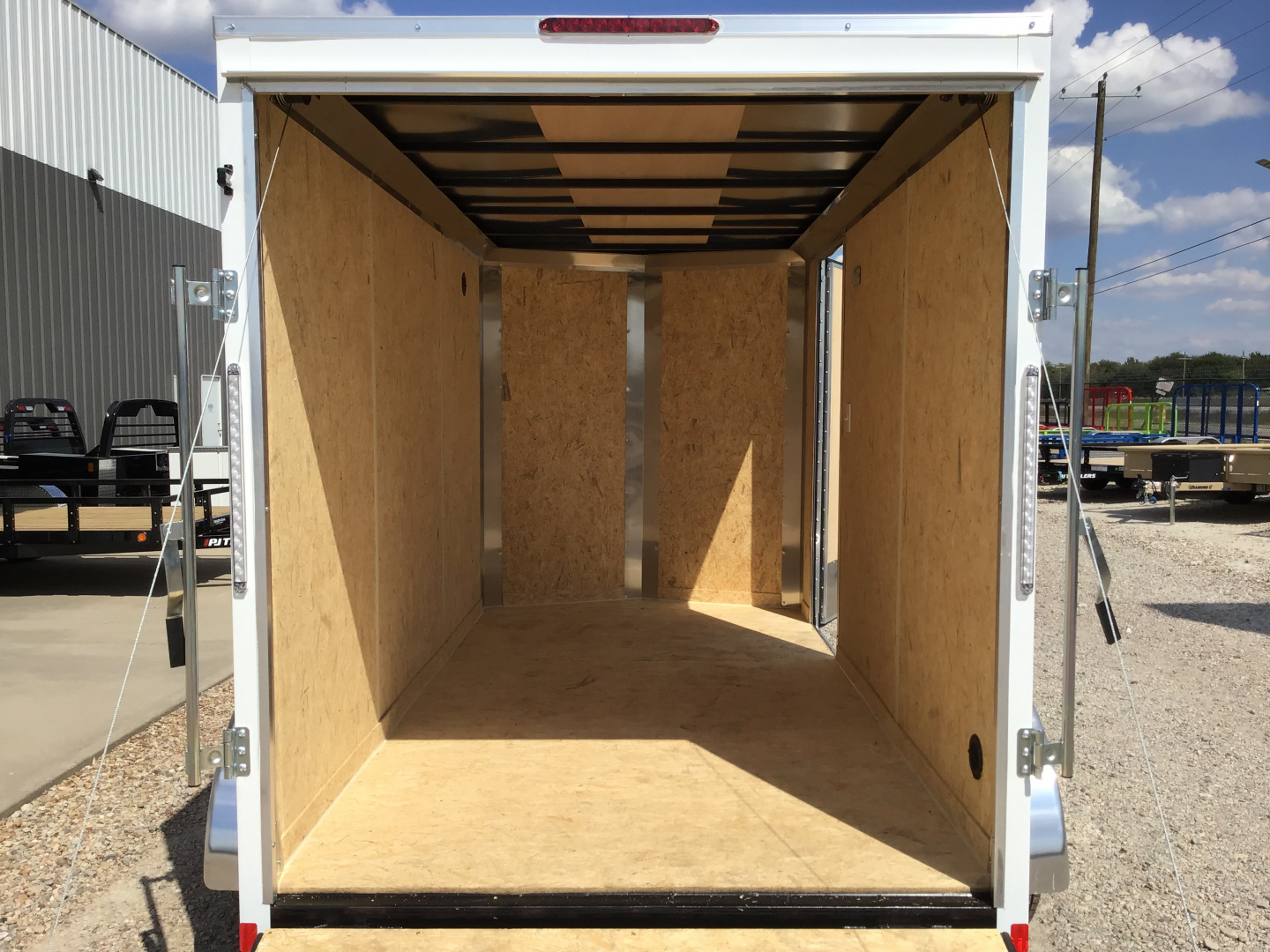 New 2026 Compass 6'x12' Enclosed Cargo Trailer - Indigo DLX