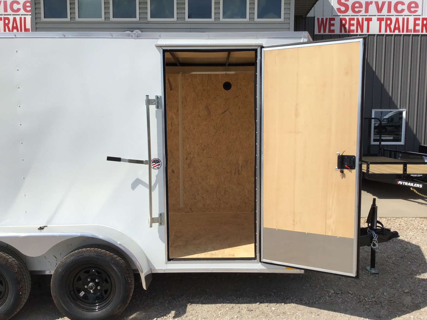 New 2026 Compass 6'x12' Enclosed Cargo Trailer - Indigo DLX