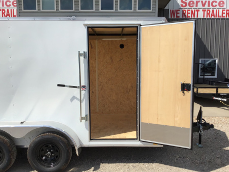 New 2026 Compass 6'x12' Enclosed Cargo Trailer - Indigo DLX