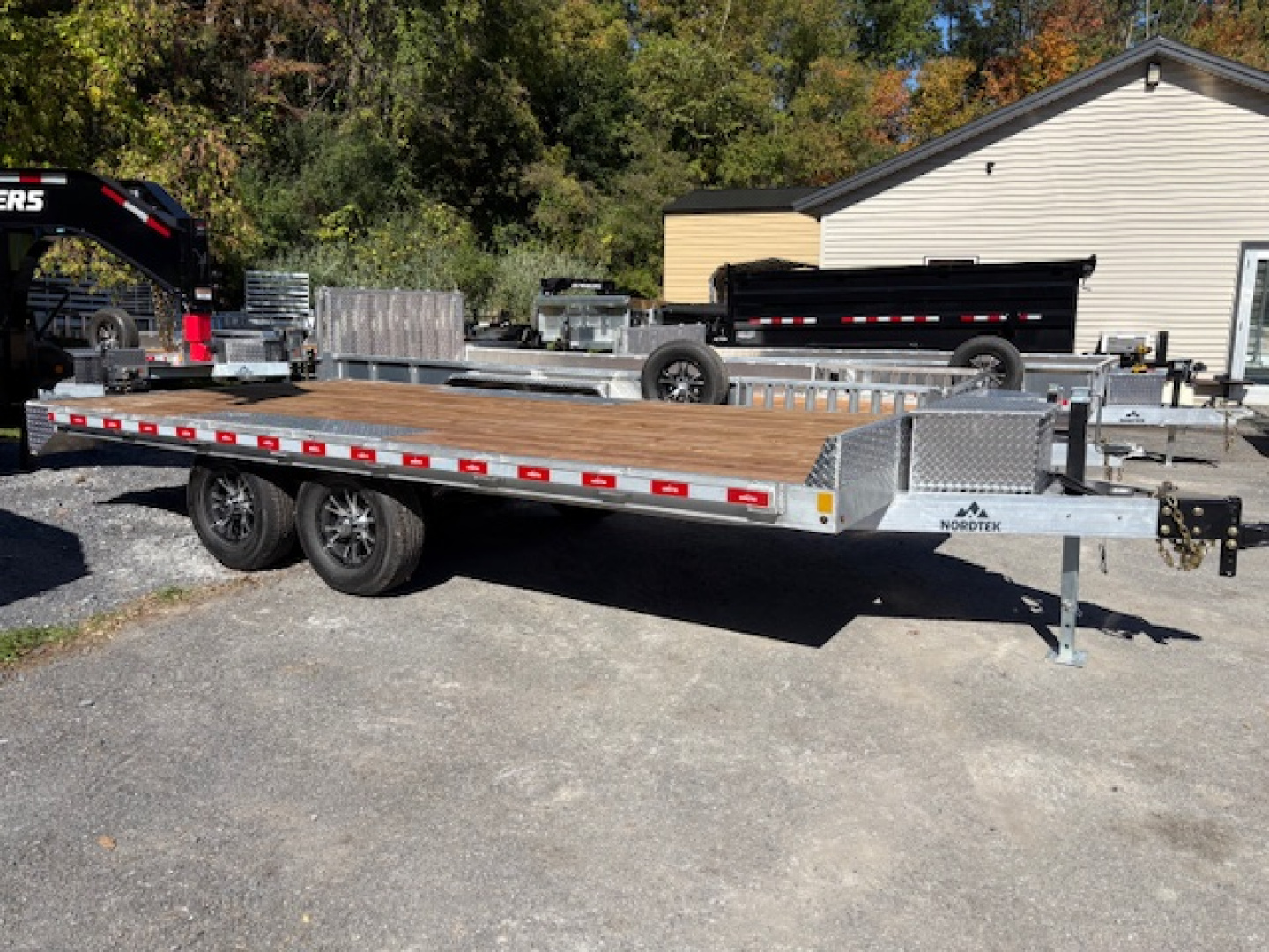 New 2026 Nordtek 102 X 16-10K Aluminum Deckover Trailer