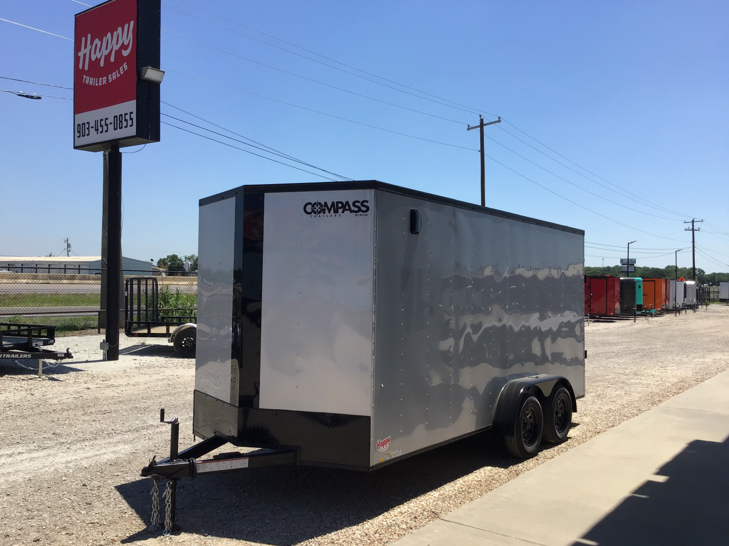 New 2026 Compass 7'x16' Enclosed Cargo Trailer - Indigo DLX