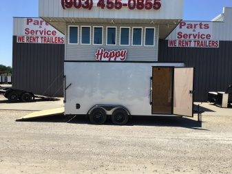 New 2026 Compass 7'x16' Enclosed Cargo Trailer - Indigo DLX