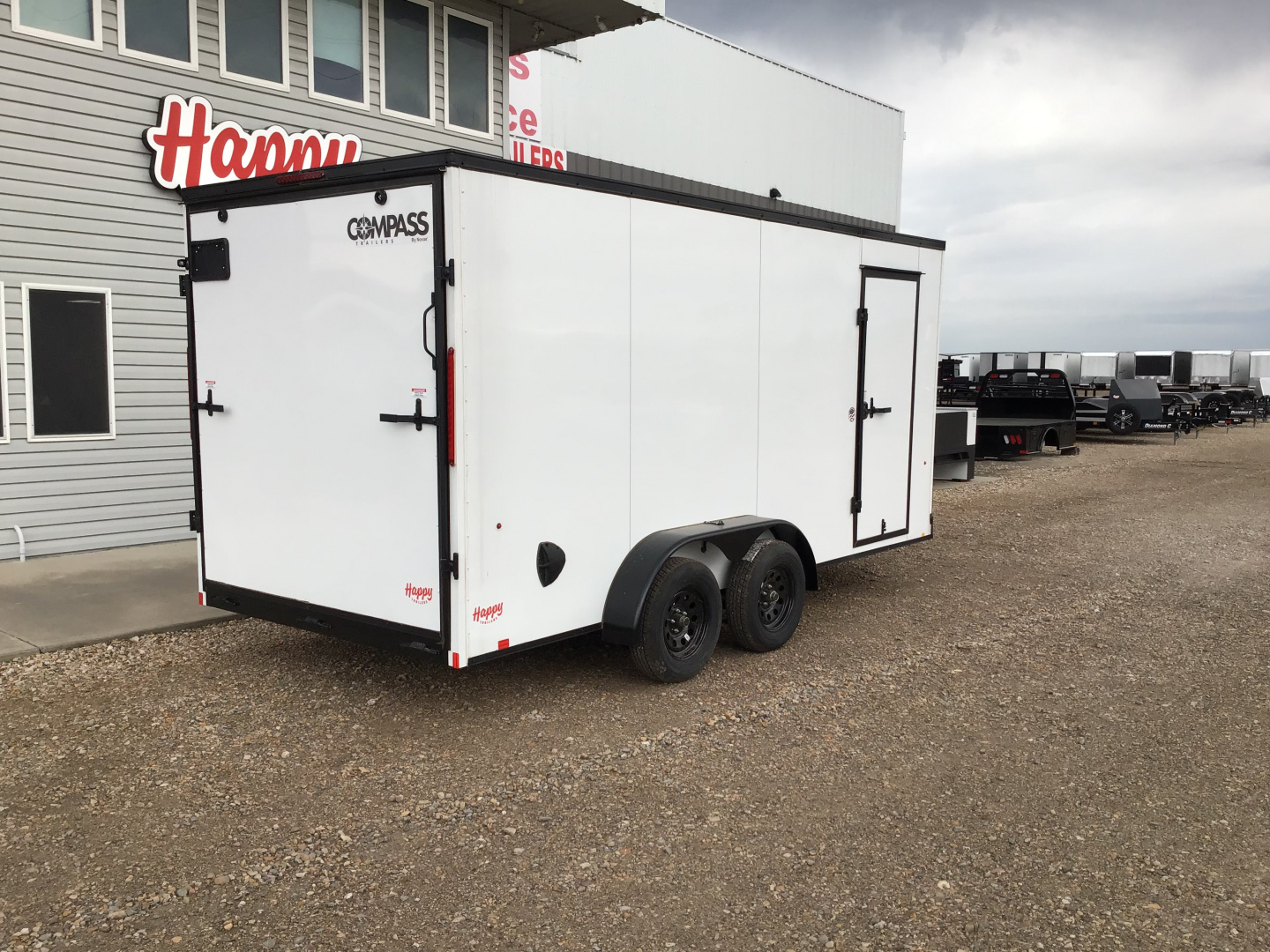 New 2026 Compass 7'x16' Enclosed Cargo Trailer - Indigo DLX