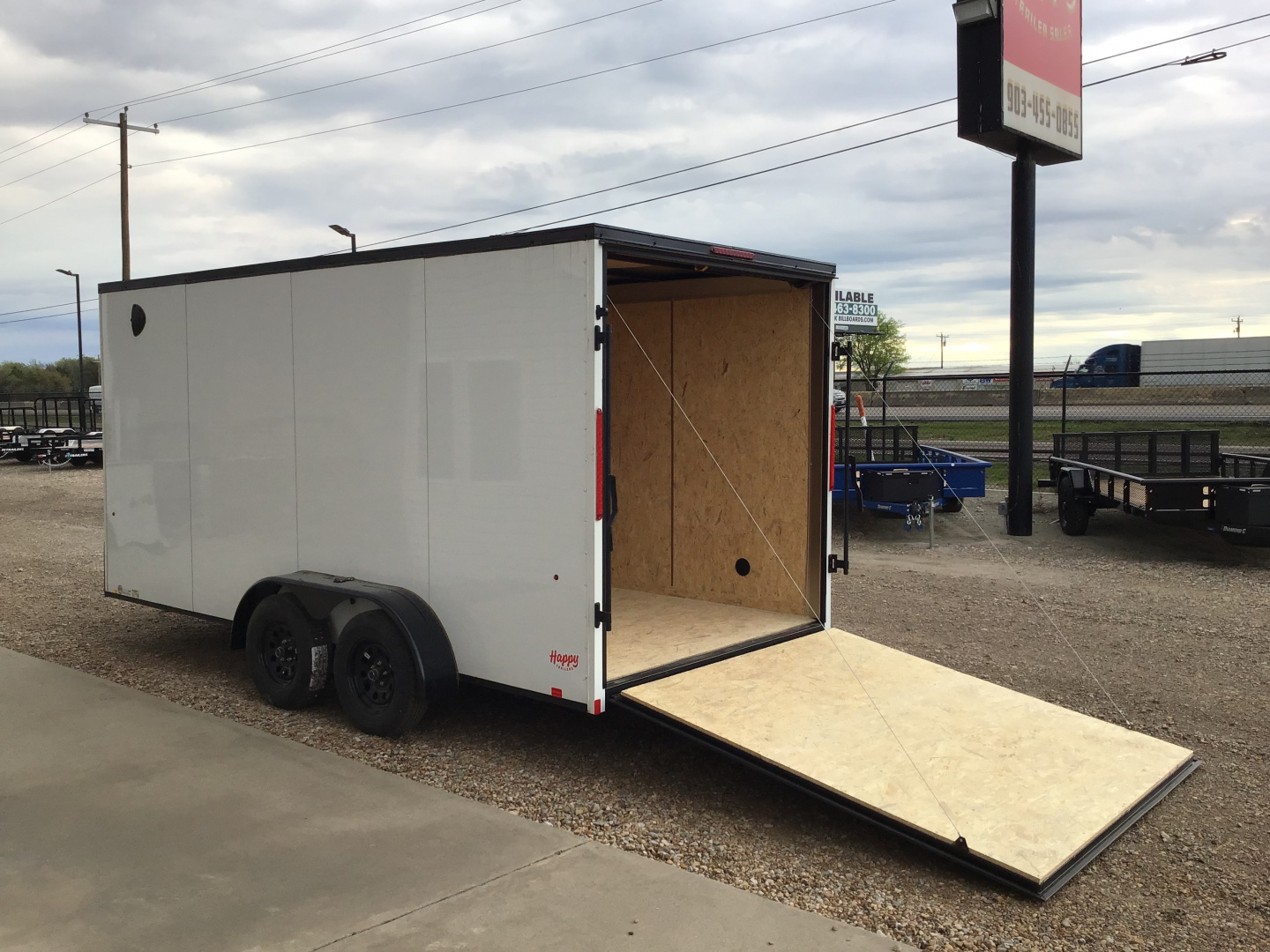 New 2026 Compass 7'x16' Enclosed Cargo Trailer - Indigo DLX