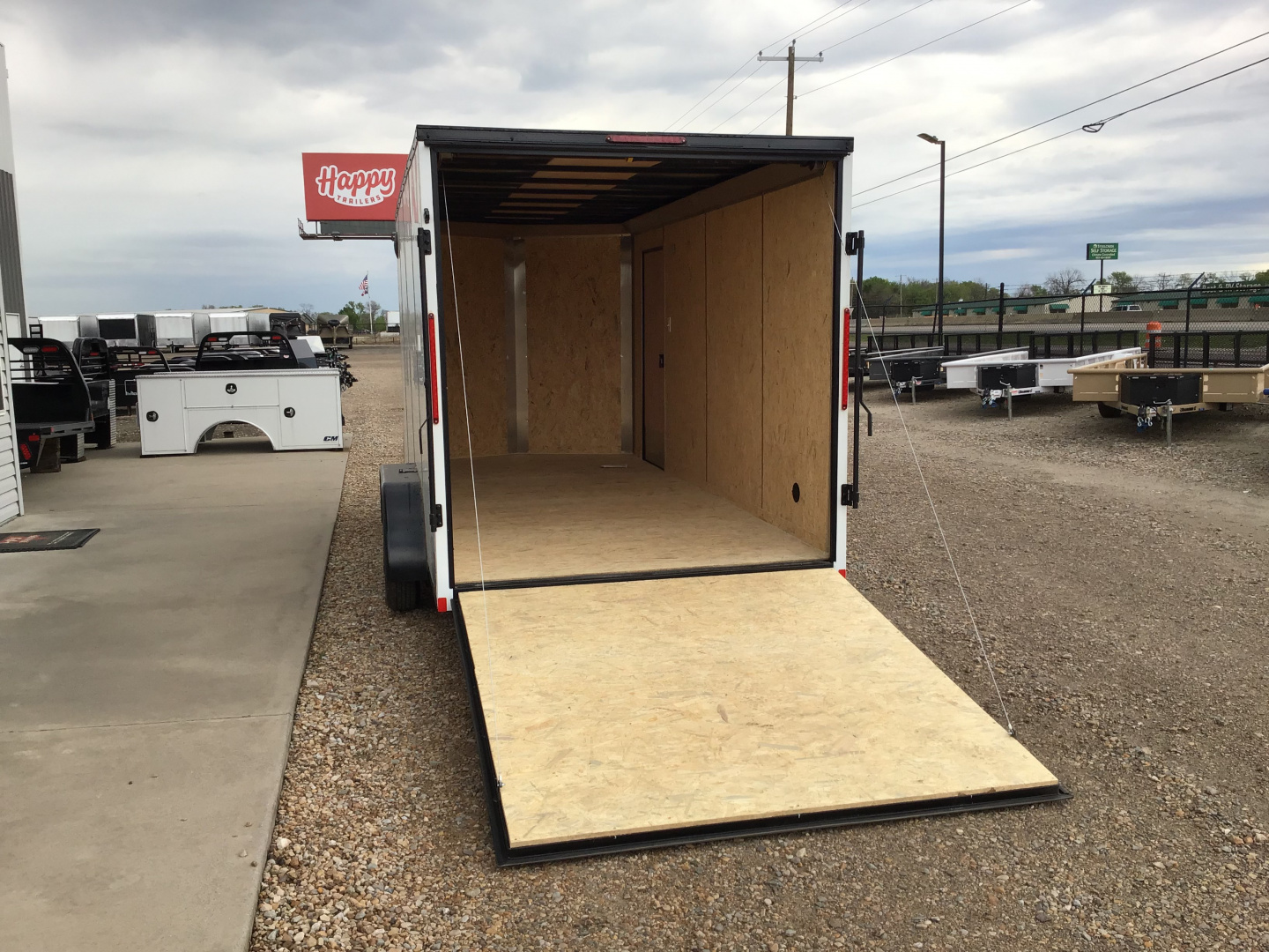 New 2026 Compass 7'x16' Enclosed Cargo Trailer - Indigo DLX