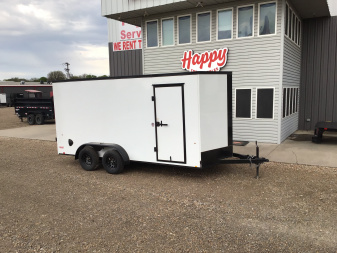 New 2026 Compass 7'x16' Enclosed Cargo Trailer - Indigo DLX