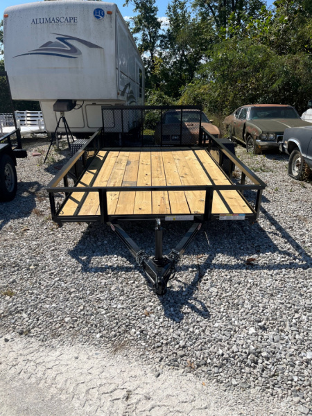New 2026 MEB 77x12 SA Utility Trailer with 2' dovetail and 30" gate, 3.5k axle Utility Trailer