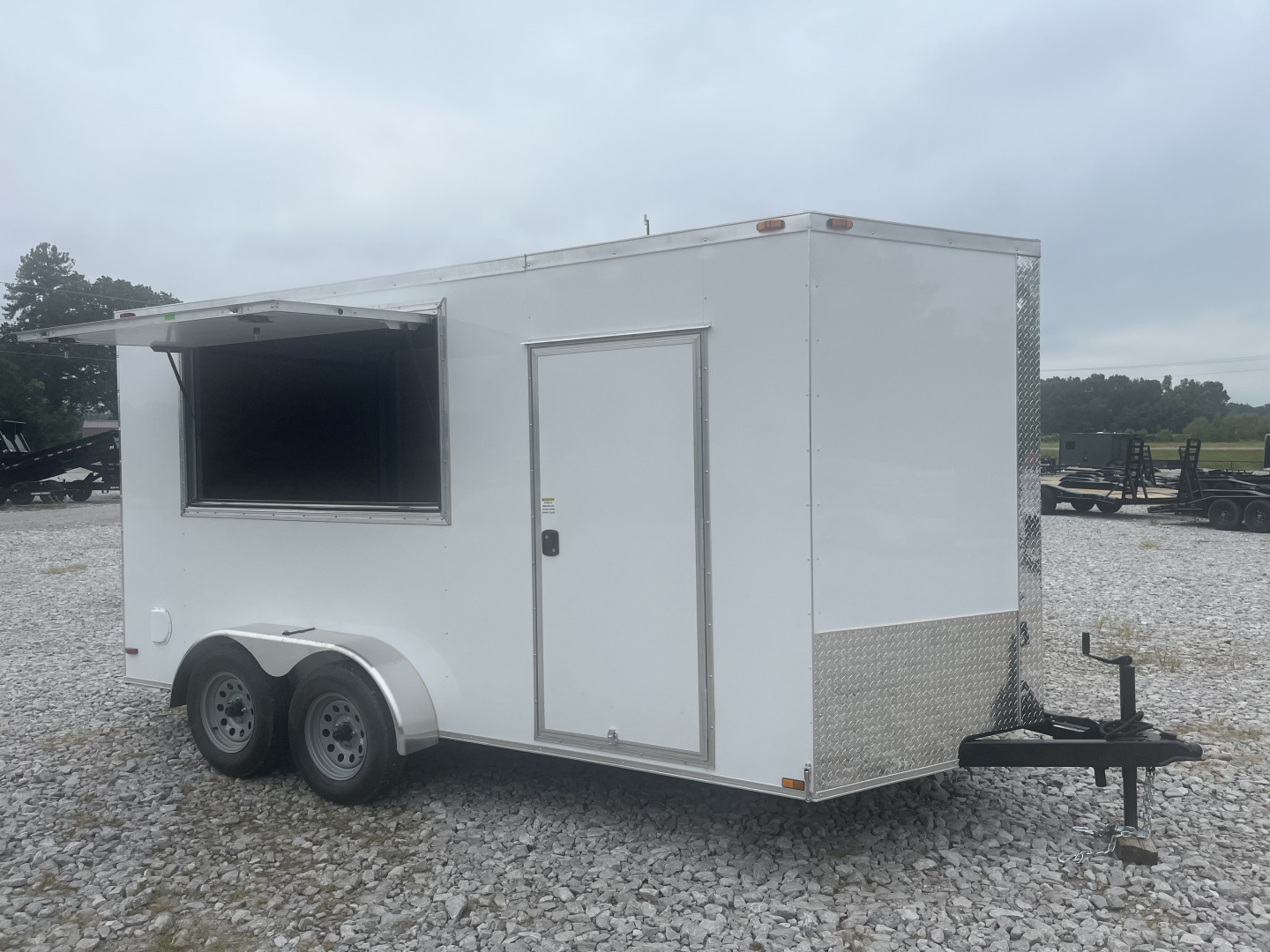 New 2026 Trailblazer 7X14 ENCLOSED VEN W/RAMP