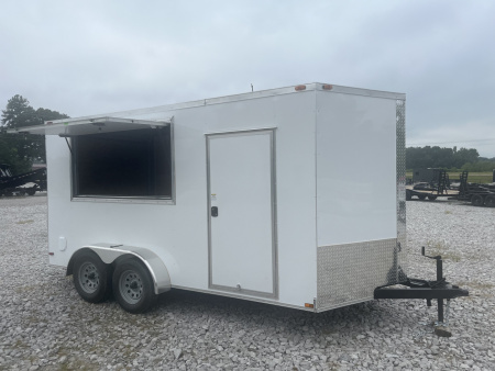 New 2026 Trailblazer 7X14 ENCLOSED VEN W/RAMP
