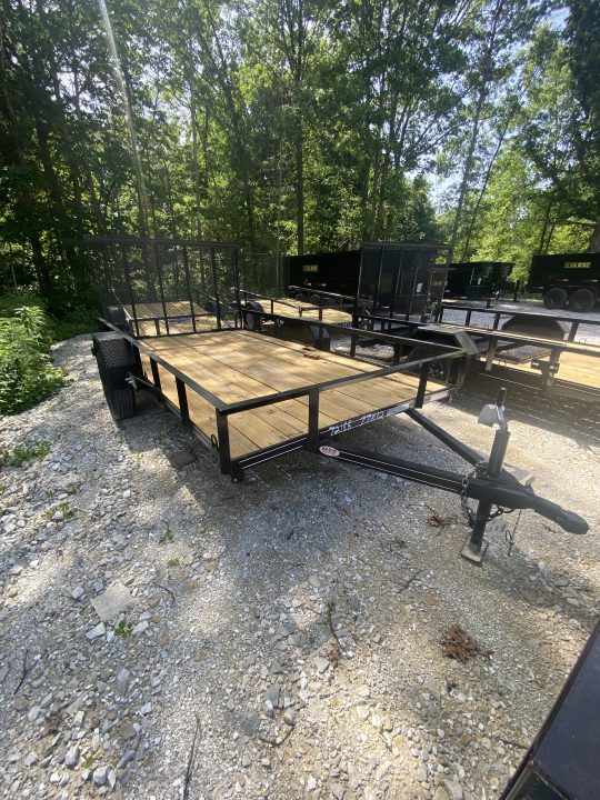 New 2026 MEB 77x12 SA Utility Trailer , straight deck with 48" gate, 3.5k axle Utility Trailer