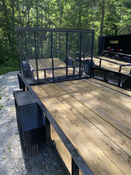 New 2026 MEB 77x12 SA Utility Trailer , straight deck with 48" gate, 3.5k axle Utility Trailer