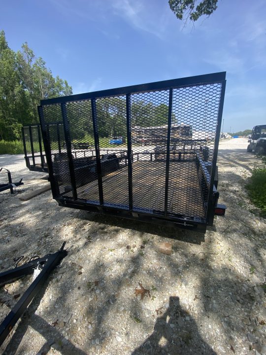 New 2026 MEB 77x12 SA Utility Trailer , straight deck with 48" gate, 3.5k axle Utility Trailer