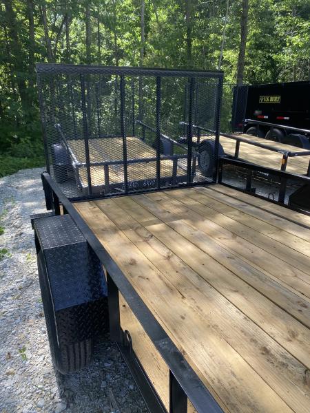 New 2026 MEB 77x12 SA Utility Trailer , straight deck with 48" gate, 3.5k axle Utility Trailer