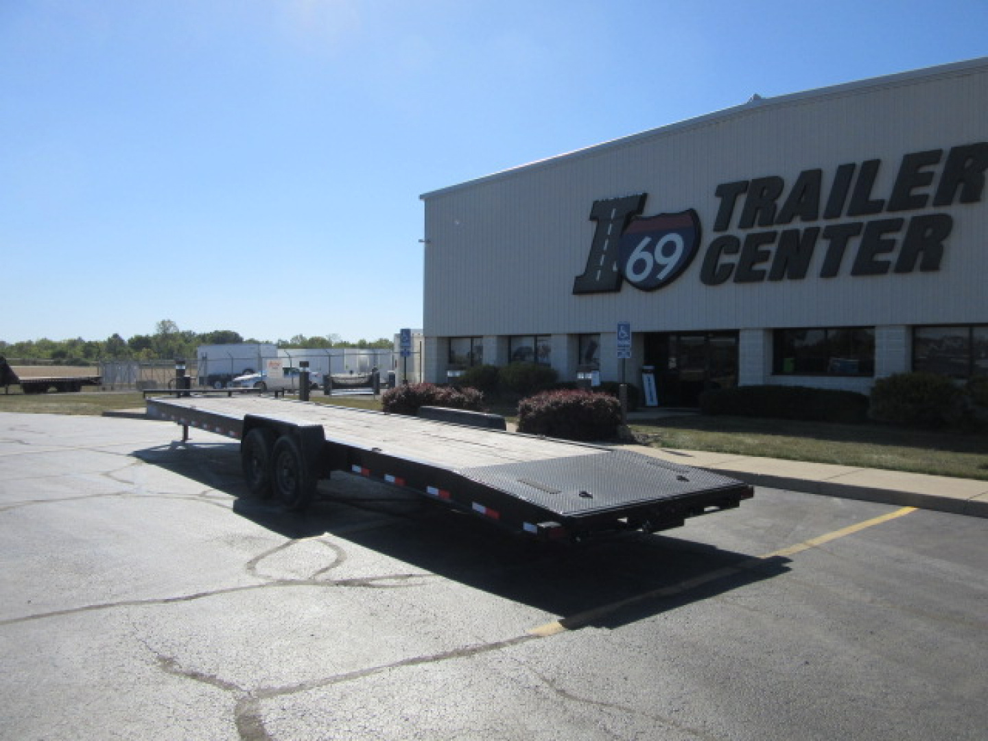 Used 2025 Triple Crown Trailers 7 x 34 (30+4) CHWF7X34 Equipment Trailer 14K
