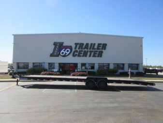 Used 2025 Triple Crown Trailers 7 x 34 CHWF7X34 Equipment Trailer 14K