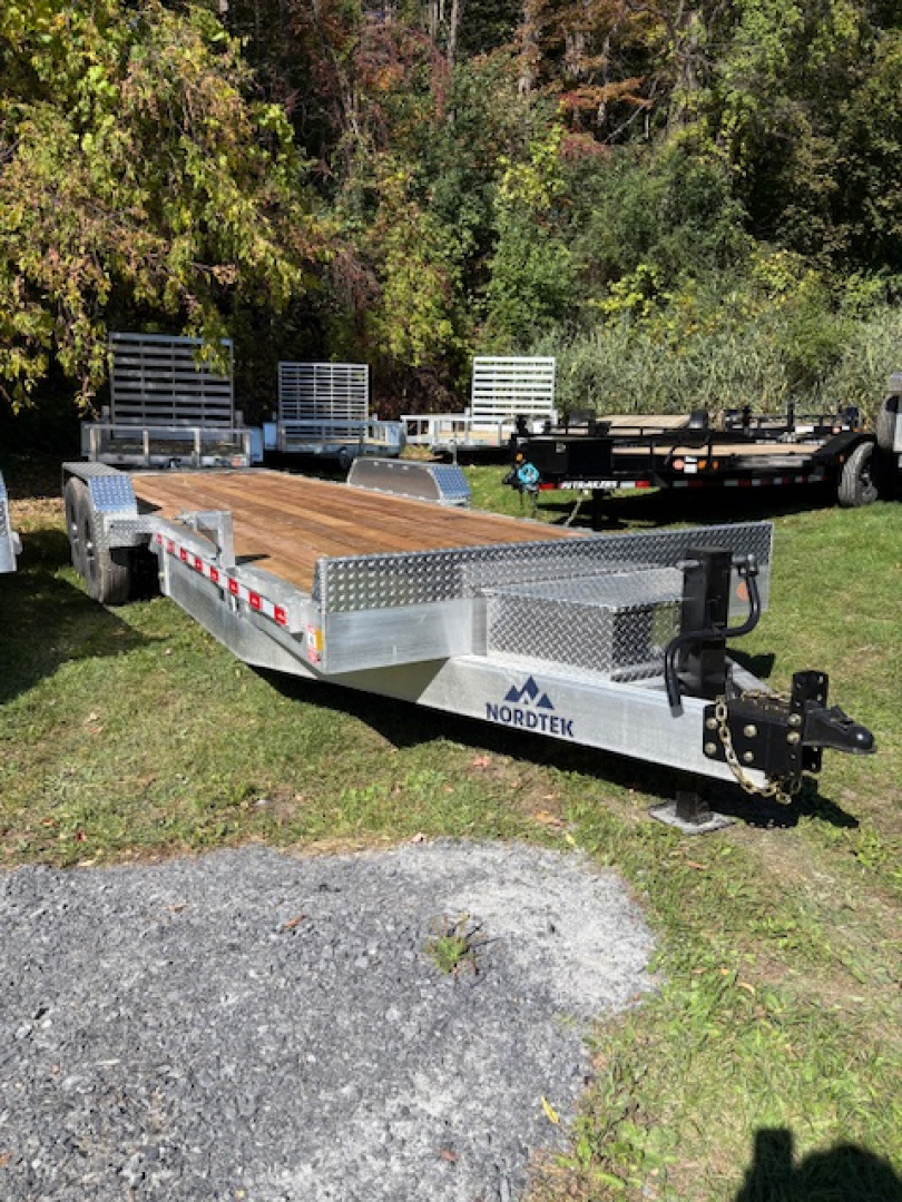 New 2026 Nordtek 82" X 24'-14K GVW Aluminum Power Tilt Trailer