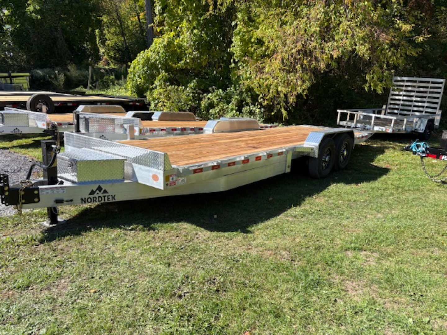 New 2026 Nordtek 82" X 24'-14K GVW Aluminum Power Tilt Trailer