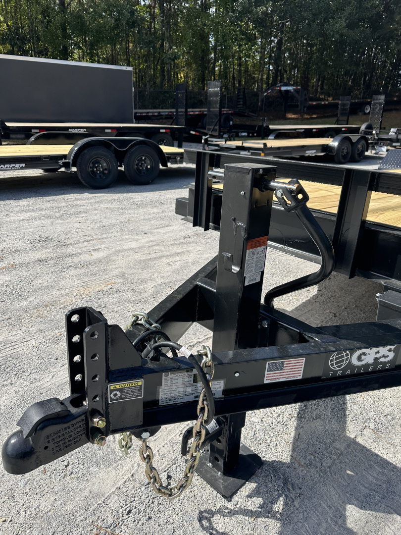 New 2025 GPS 22' 16K EQUIPMENT HAULER WITH 16K SPRING LOADED RAMPS