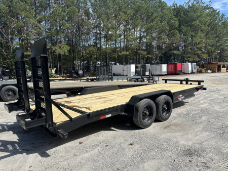 New 2025 GPS 22' 16K EQUIPMENT HAULER WITH 16K SPRING LOADED RAMPS