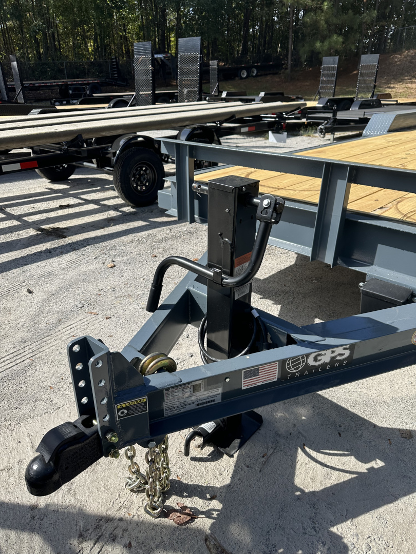 New 2025 GPS 22' 16K EQUIPMENT HAULER WITH 16K SPRING LOADED RAMPS
