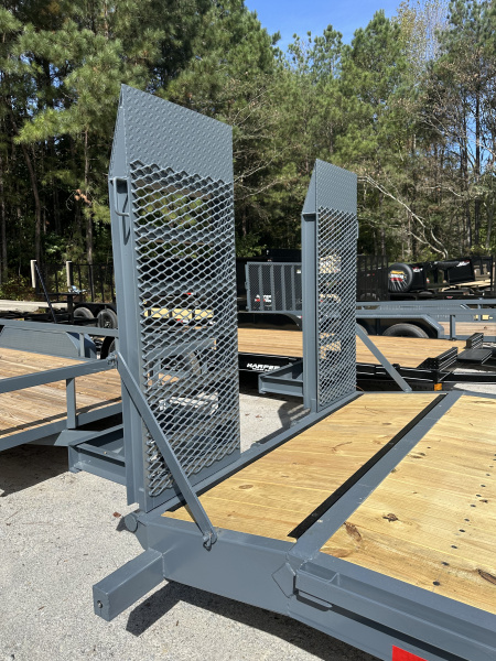 New 2025 GPS 22' 16K EQUIPMENT HAULER WITH 16K SPRING LOADED RAMPS