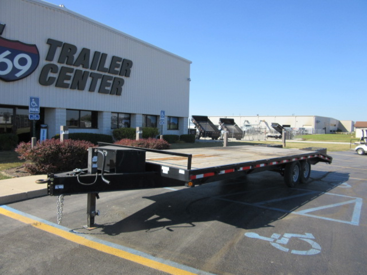 Used 2021 Quality Steel and Aluminum 8.5 x 20+5 10220+5DO14K Deckover Trailer 14K