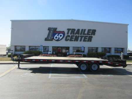 Used 2021 Quality Steel and Aluminum 8.5 x 20+5 10220+5DO14K Deckover Trailer 14K