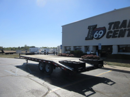 Used 2021 Quality Steel and Aluminum 8.5 x 20+5 10220+5DO14K Deckover Trailer 14K