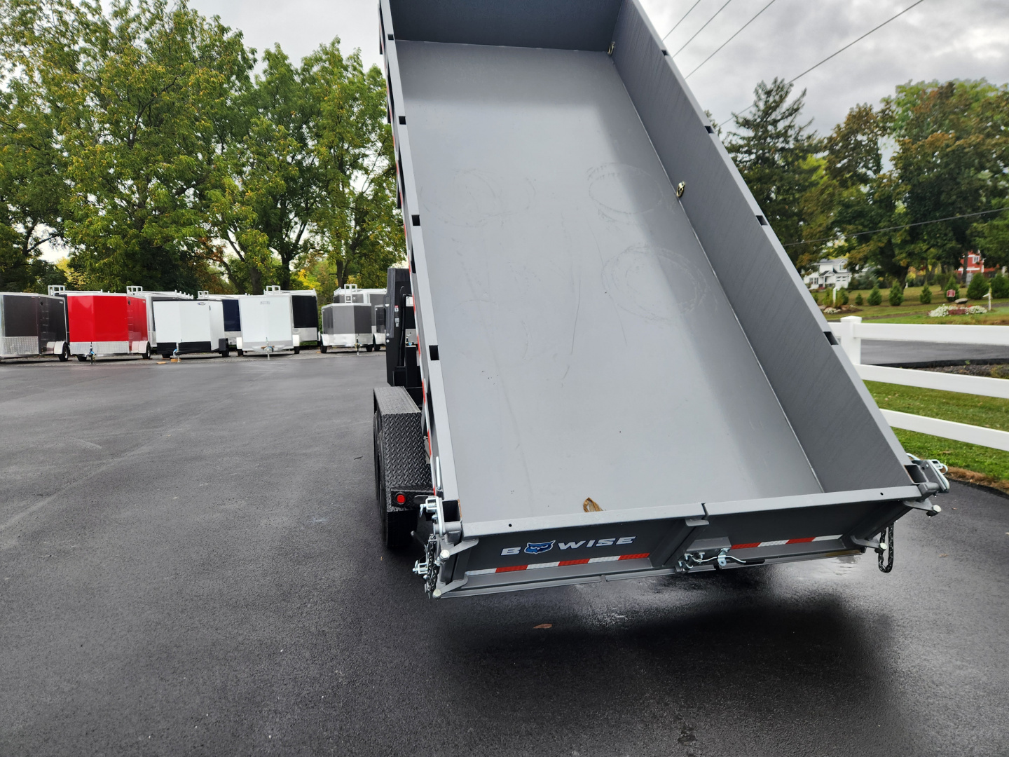 New 2026 BWISE DLP17 82x16 19K Tandem Axle Dump Trailer