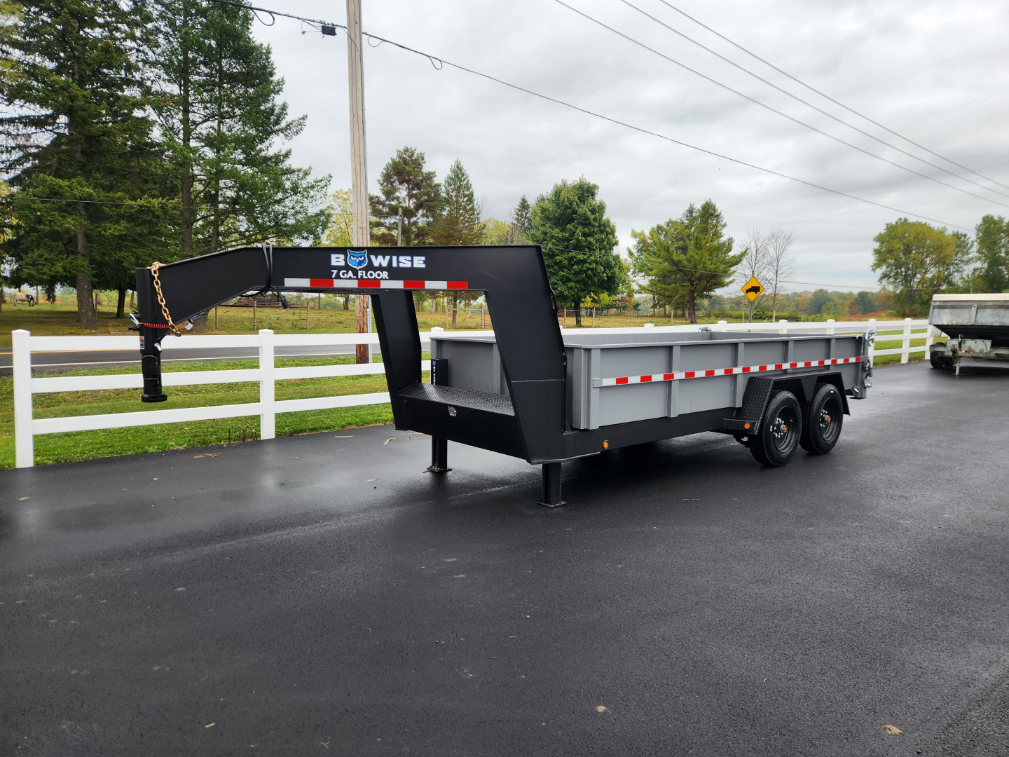 New 2026 BWISE DLP17 82x16 19K Tandem Axle Dump Trailer