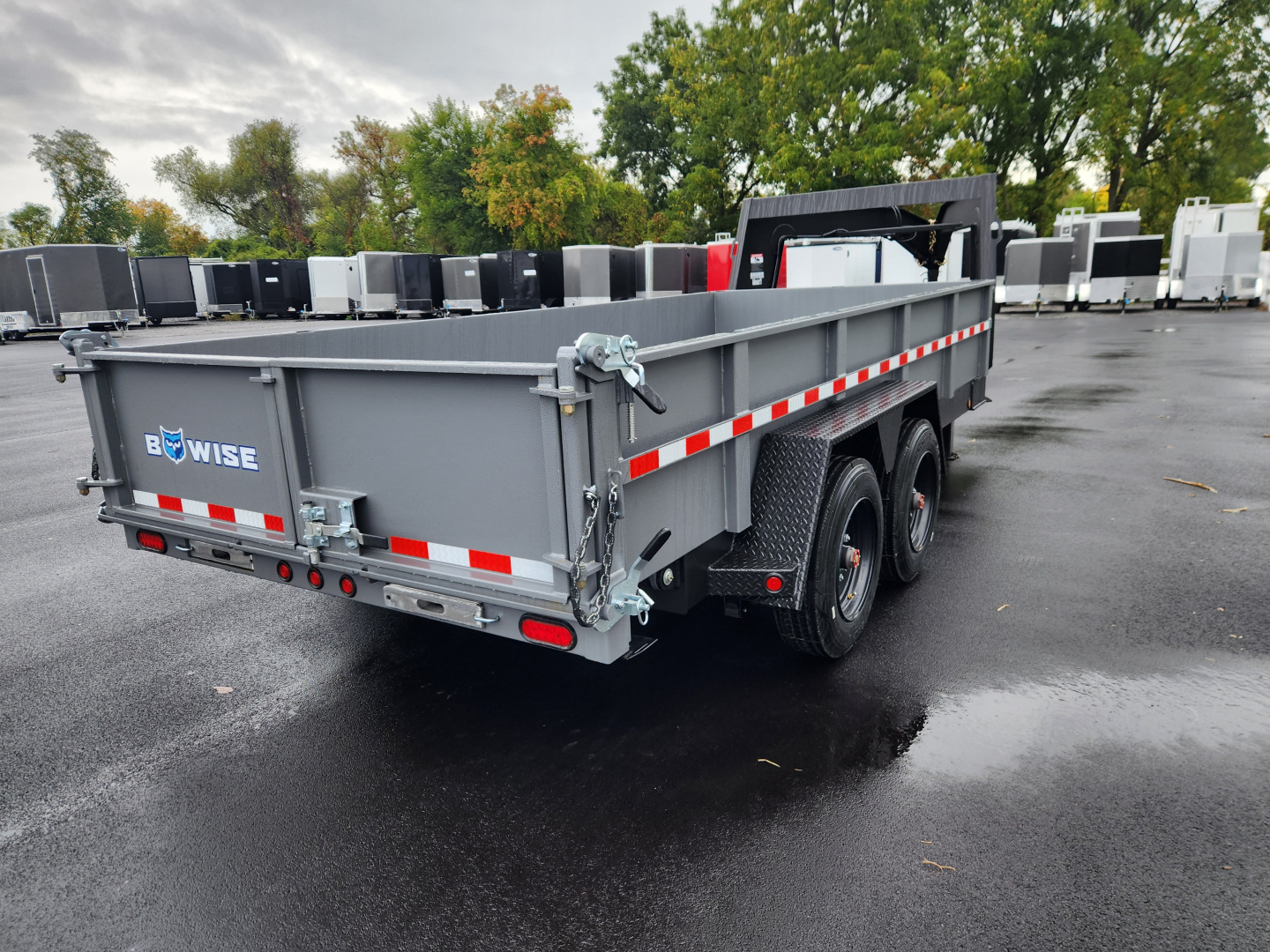 New 2026 BWISE DLP17 82x16 19K Tandem Axle Dump Trailer