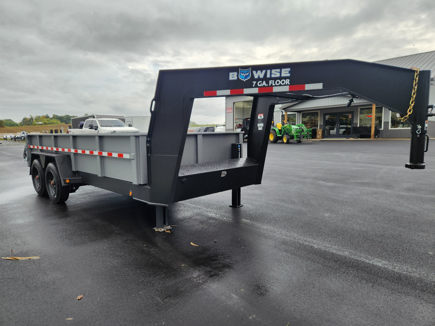 New 2026 BWISE DLP17 82x16 19K Tandem Axle Dump Trailer