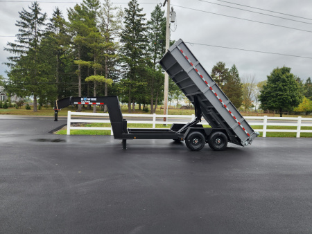New 2026 BWISE DLP17 82x16 19K Tandem Axle Dump Trailer