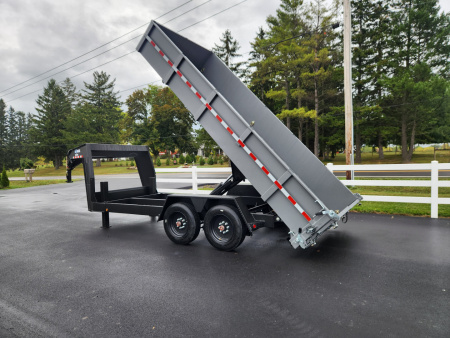New 2026 BWISE DLP17 82x16 19K Tandem Axle Dump Trailer