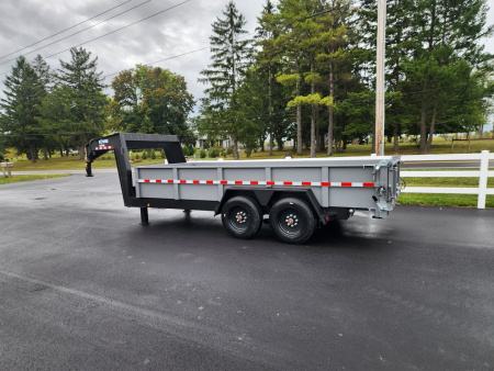 New 2026 BWISE DLP17 82x16 19K Tandem Axle Dump Trailer