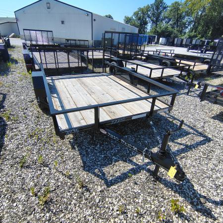 New 2026 MEB 77x10 SA Utility Trailer with 2' dovetail and 30" gate, 3.5k axle Utility Trailer