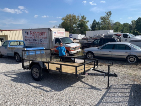 New 2026 MEB 77x10 SA Utility Trailer with 2' dovetail and 30  gate, 35k axle