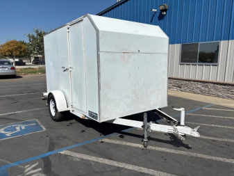 Used 2021 TRU 6'x10'x6' Cargo / Enclosed Trailer USED