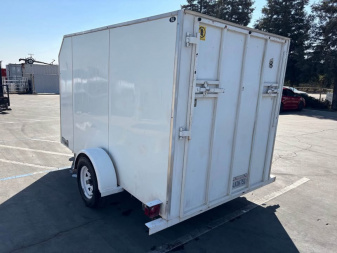 Used 2021 TRU 6'x10'x6' Cargo / Enclosed Trailer USED