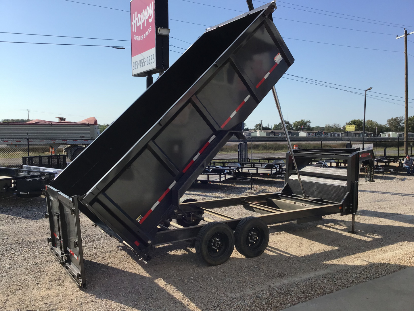 Used 2023 MAXX-D 83"x16' GN Dump w/ 48" Sides- DTX